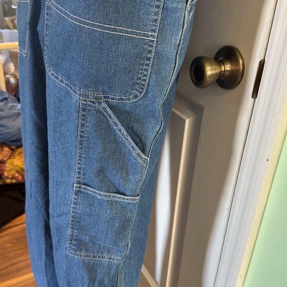 LIBERTY® WOMEN'S DENIM BIB OVERALLS Country Comfortable Light Stonewash Size XL - Picture 7 of 12